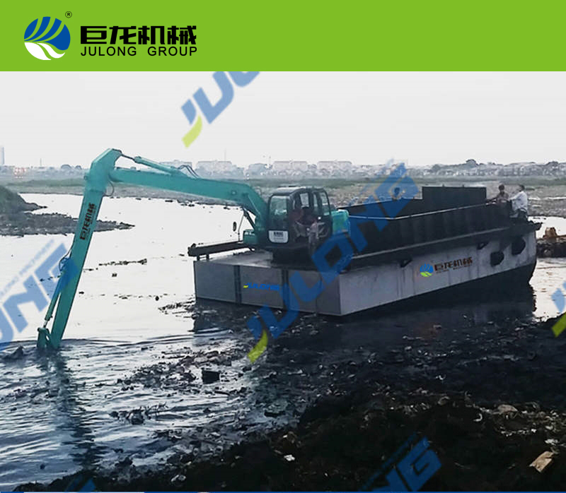 鏟斗式挖泥船的工作原理